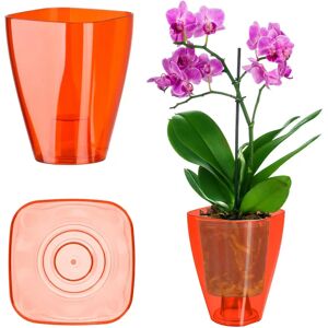 KADAX Orchid Flower Pot Cover - 12cm Red KADAX Orchid Flower Pot Cover - 12cm Red