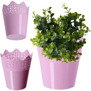 Kadax Rose Plant Cover with Lace Design - Planter Cover for Flowers Kadax Rose Plant Cover with Lace Design - Planter Cover for Flowers