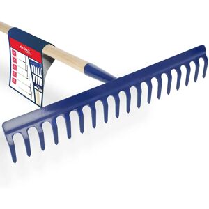 KADAX Garden Rake - 18 Teeth Durable Metal Tines - Wooden Handle - Versatile Gardening Tool KADAX Garden Rake - 18 Teeth Durable Metal Tines - Wooden Handle - Versatile Gardening Tool