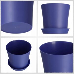 KADAX Purple Flower Pot with Cover 12.5cm KADAX Purple Flower Pot with Cover 12.5cm