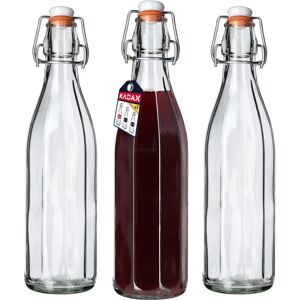 KADAX - 1L Glass Bottle with Airtight Cap - Bottle KADAX - 1L Glass Bottle with Airtight Cap - Bottle