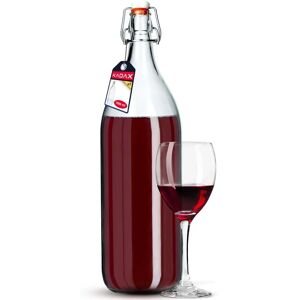 KADAX 2L Glass Bottle for Juice, Wine, Liqueur - Bottle KADAX 2L Glass Bottle for Juice, Wine, Liqueur - Bottle