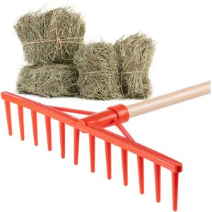 KADAX Wooden rake for hay, grass, leaves - garden rake KADAX Wooden rake for hay, grass, leaves - garden rake