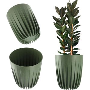 KADAX Eco Flower Pot Cover + Insert Green 30x36cm - Flower Pot Cover KADAX Eco Flower Pot Cover + Insert Green 30x36cm - Flower Pot Cover