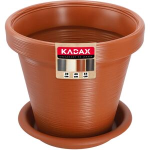 Maceta Kadax 55cm con Tapa y Soporte - Jardín, Balcón Maceta Kadax 55cm con Tapa y Soporte - Jardín, Balcón