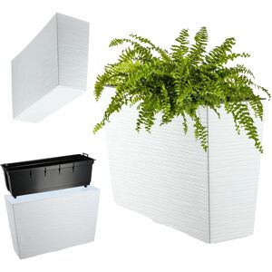 KADAX White Flowerbed - 19x56 cm Garden Support KADAX White Flowerbed - 19x56 cm Garden Support