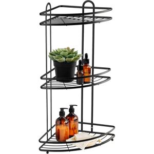 KADAX Black 3-Tier Corner Shower Shelf - Bathroom Storage KADAX Black 3-Tier Corner Shower Shelf - Bathroom Storage