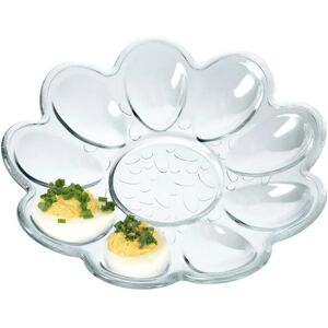 KADAX Egg Plate Glass Egg Platter KADAX Egg Plate Glass Egg Platter
