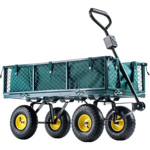 KADAX Gartenschubkarre mit Plane - 300kg, Robuste Konstruktion KADAX Gartenschubkarre mit Plane - 300kg, Robuste Konstruktion