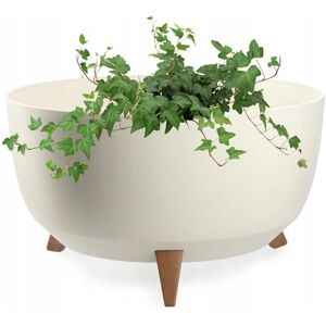 KADAX Blumenvasen 47cm Einlage Deckel Creme - Blumenvase KADAX Blumenvasen 47cm Einlage Deckel Creme - Blumenvase