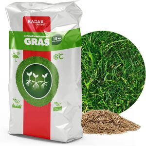 Kadax - Graines de gazon universelles à croissance rapide - 15kg - 600m2 - Publicité Kadax - Graines de gazon universelles à croissance rapide - 15kg - 600m2 - Publicité