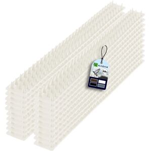 KADAX Bird Spikes - Dense Plastic 20pcs 10m White - Bird Deterrent KADAX Bird Spikes - Dense Plastic 20pcs 10m White - Bird Deterrent