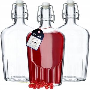 KADAX - Bottiglie di vetro per tintura di succhi - 0,5 L KADAX - Bottiglie di vetro per tintura di succhi - 0,5 L