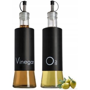KADAX Oil & Vinegar Glass Bottle Set - Dispenser 380ml KADAX Oil & Vinegar Glass Bottle Set - Dispenser 380ml