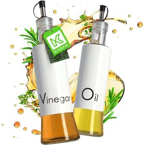 KADAX Olive Oil and Vinegar Glass Bottle Set - 2x 320ml Dispenser KADAX Olive Oil and Vinegar Glass Bottle Set - 2x 320ml Dispenser