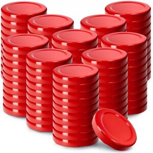 KADAX - Fi 53 - 53 mm - Red - Jar caps KADAX - Fi 53 - 53 mm - Red - Jar caps