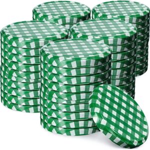 KADAX 50x Jar lids - Fits 82mm jars - Food-safe metal caps KADAX 50x Jar lids - Fits 82mm jars - Food-safe metal caps