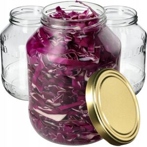 KADAX - K4941 - Capacity 2.5 L - Set 4 - Glass jars set KADAX - K4941 - Capacity 2.5 L - Set 4 - Glass jars set