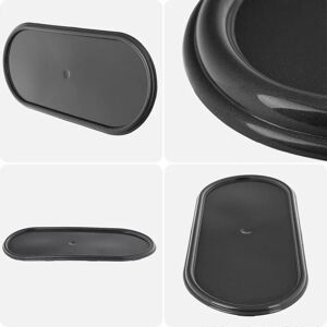 Kadax 44cm Graphite Plastic Grave Candle Tray Kadax 44cm Graphite Plastic Grave Candle Tray