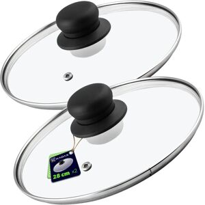 KADAX Glass Lid 28cm Heat-resistant Universal - Glass Lid KADAX Glass Lid 28cm Heat-resistant Universal - Glass Lid