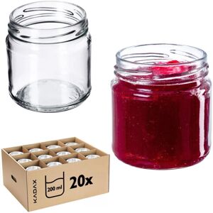 KADAX - 200 ml jars - 66 mm - Glass jars KADAX - 200 ml jars - 66 mm - Glass jars