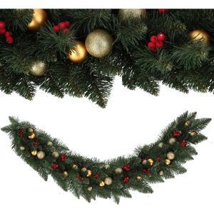 Kadax Green Christmas Garland Model 112cm - Christmas Decor Kadax Green Christmas Garland Model 112cm - Christmas Decor