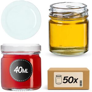 KADAX 50x Glass Jar 40ml for Honey Spices Gift - Product Type KADAX 50x Glass Jar 40ml for Honey Spices Gift - Product Type