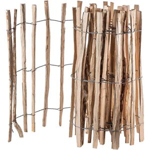Kadax Garden Hazel Wood Fence - Natural, Durable, 7-9cm, 80x500cm Kadax Garden Hazel Wood Fence - Natural, Durable, 7-9cm, 80x500cm