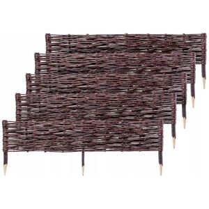 Valla de mimbre natural para jardín 100x20cm - Decoración y separación Valla de mimbre natural para jardín 100x20cm - Decoración y separación