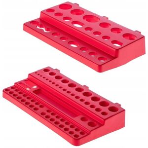 Kadax - Pegboard Tool Rack - 2-Piece - Red - Tool Rack Kadax - Pegboard Tool Rack - 2-Piece - Red - Tool Rack