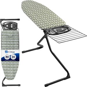 KADAX Tabla de Planchar - Grande 120x42cm con Asa, Plegable, Verde - Superficie de Planchado KADAX Tabla de Planchar - Grande 120x42cm con Asa, Plegable, Verde - Superficie de Planchado