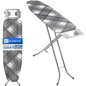 KADAX Planche à repasser réglable 114x34cm - Stable et légère - Publicité KADAX Planche à repasser réglable 114x34cm - Stable et légère - Publicité