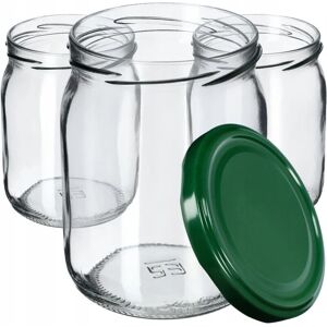 KADAX 8x Jar 540ml Glass Preserves Honey Cucumbers Caps - Jar KADAX 8x Jar 540ml Glass Preserves Honey Cucumbers Caps - Jar
