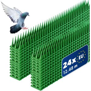 KADAX Bird Spikes - Pigeons Plastic 24pcs - Effective Bird Repellent KADAX Bird Spikes - Pigeons Plastic 24pcs - Effective Bird Repellent