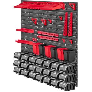 KADAX - Tablero de herramientas de pared 78x78cm - 50 piezas - PP plástico - Tool Board KADAX - Tablero de herramientas de pared 78x78cm - 50 piezas - PP plástico - Tool Board