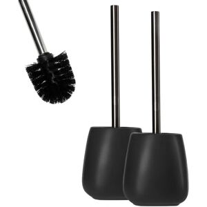 KADAX 2x Ceramic Toilet Brush - Modern, Compact, Black KADAX 2x Ceramic Toilet Brush - Modern, Compact, Black