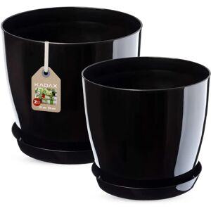 KADAX Schwarzes Blumen-Set 18+20cm - Innentöpfe KADAX Schwarzes Blumen-Set 18+20cm - Innentöpfe