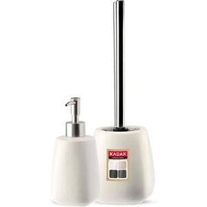 KADAX Badezimmer-Set WC-Bürste und Spender Weiß - Badezimmer-Set KADAX Badezimmer-Set WC-Bürste und Spender Weiß - Badezimmer-Set