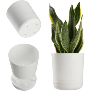 KADAX White 15cm Flower Pot - Modern Minimalist Design KADAX White 15cm Flower Pot - Modern Minimalist Design