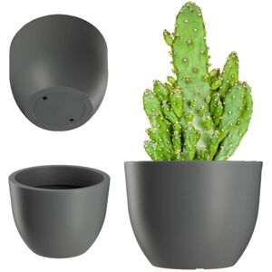 KADAX Garden Flower Pot - 35cm Grey Matt KADAX Garden Flower Pot - 35cm Grey Matt