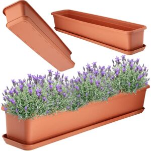 KADAX Balcony Box Flower Pot 80cm - Flower Pot KADAX Balcony Box Flower Pot 80cm - Flower Pot