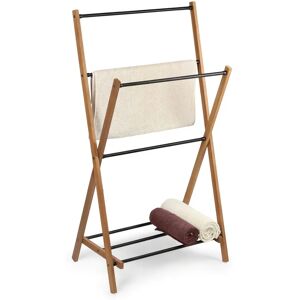 KADAX Black Bathroom Towel Rack - Eco-Friendly Steel Wooden KADAX Black Bathroom Towel Rack - Eco-Friendly Steel Wooden