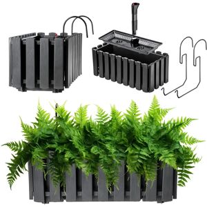 KADAX Balcony box - Anthracite, 38cm, 2 handles KADAX Balcony box - Anthracite, 38cm, 2 handles