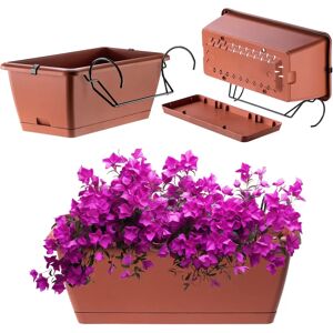 KADAX Balcony box 40cm flower pot with handles - Flower pot with handles KADAX Balcony box 40cm flower pot with handles - Flower pot with handles