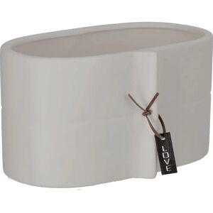 KADAX Ceramic Flower Pot - Grey - Indoor Plant Cover KADAX Ceramic Flower Pot - Grey - Indoor Plant Cover