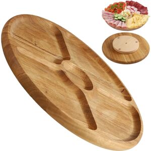 KADAX Swivel Serving Snack Board - 4 Compartments KADAX Swivel Serving Snack Board - 4 Compartments