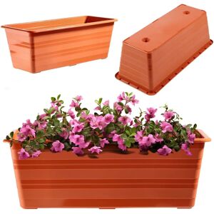 KADAX Balkonblumenkübel 40cm Blumentopf - Gartentopf KADAX Balkonblumenkübel 40cm Blumentopf - Gartentopf