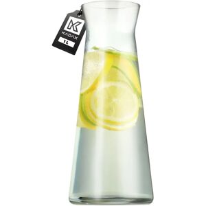 Caraffa d'acqua KADAX - 1L Brocca in Vetro per Limonata, Succo, Acqua Caraffa d'acqua KADAX - 1L Brocca in Vetro per Limonata, Succo, Acqua