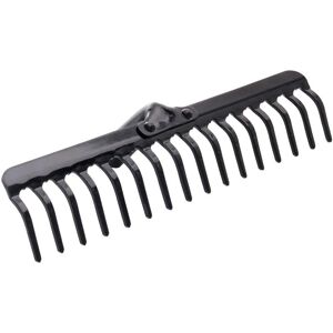 KADAX Metal Rake for Grass Leaves - 16 Teeth, Solid Garden Tool KADAX Metal Rake for Grass Leaves - 16 Teeth, Solid Garden Tool