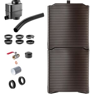KADAX Modular Rainwater Tank - 250L, Mocha/Anthracite - Rainwater Tank KADAX Modular Rainwater Tank - 250L, Mocha/Anthracite - Rainwater Tank